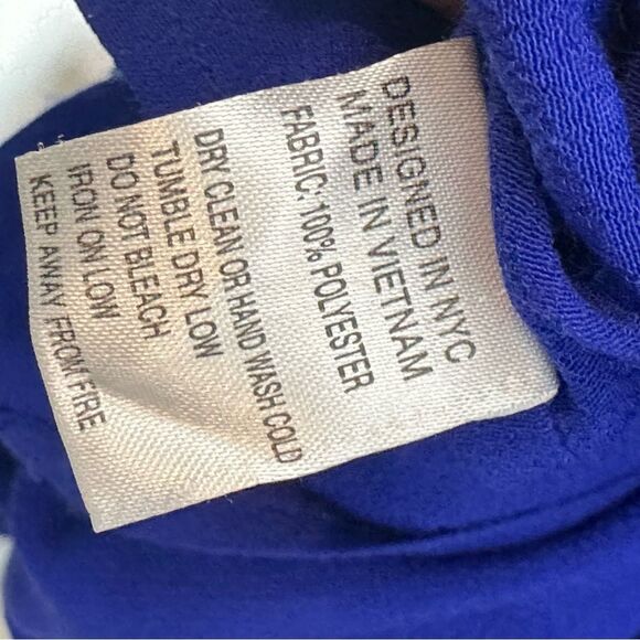 Yumi Kim So Social Royal Blue Sleeveless Midi Tulip Dress | Size L - Picture 11 of 12